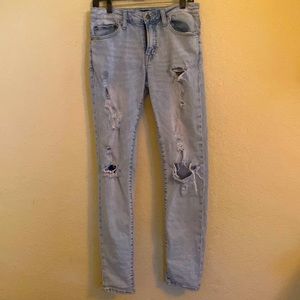 Men’s Aeropostale Super Skinny Distressed jeans
